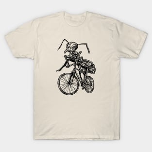 SEEMBO Ant Cycling Bicycle Bicycling Cyclist Biking Fun Bike T-Shirt